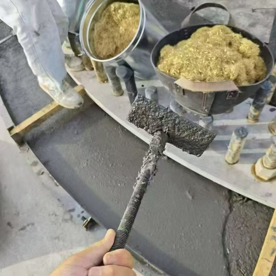 露天C120钢纤维高强无收灌浆料 轧机压缩机汽轮机发电机锻压设备底座灌浆材料